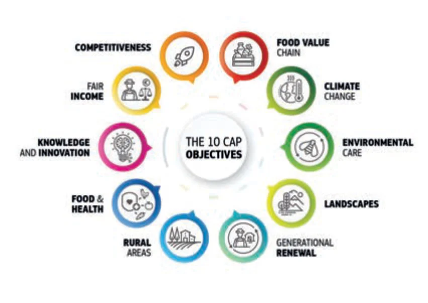 Figure 7.1 CAP Key Objectives Focusing on Social, Environmental and Economic Goals
