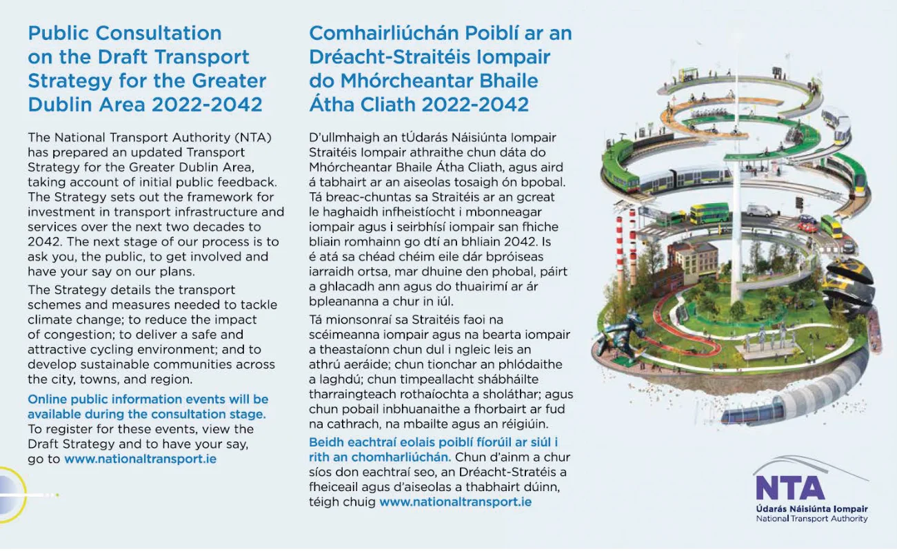 Figure 6.2: Outdoor Advertisement on Transport Strategy Review from November 2021