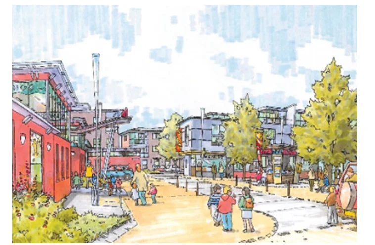 Figure 8.4: Local School in Walkable Neighbourhood Centre