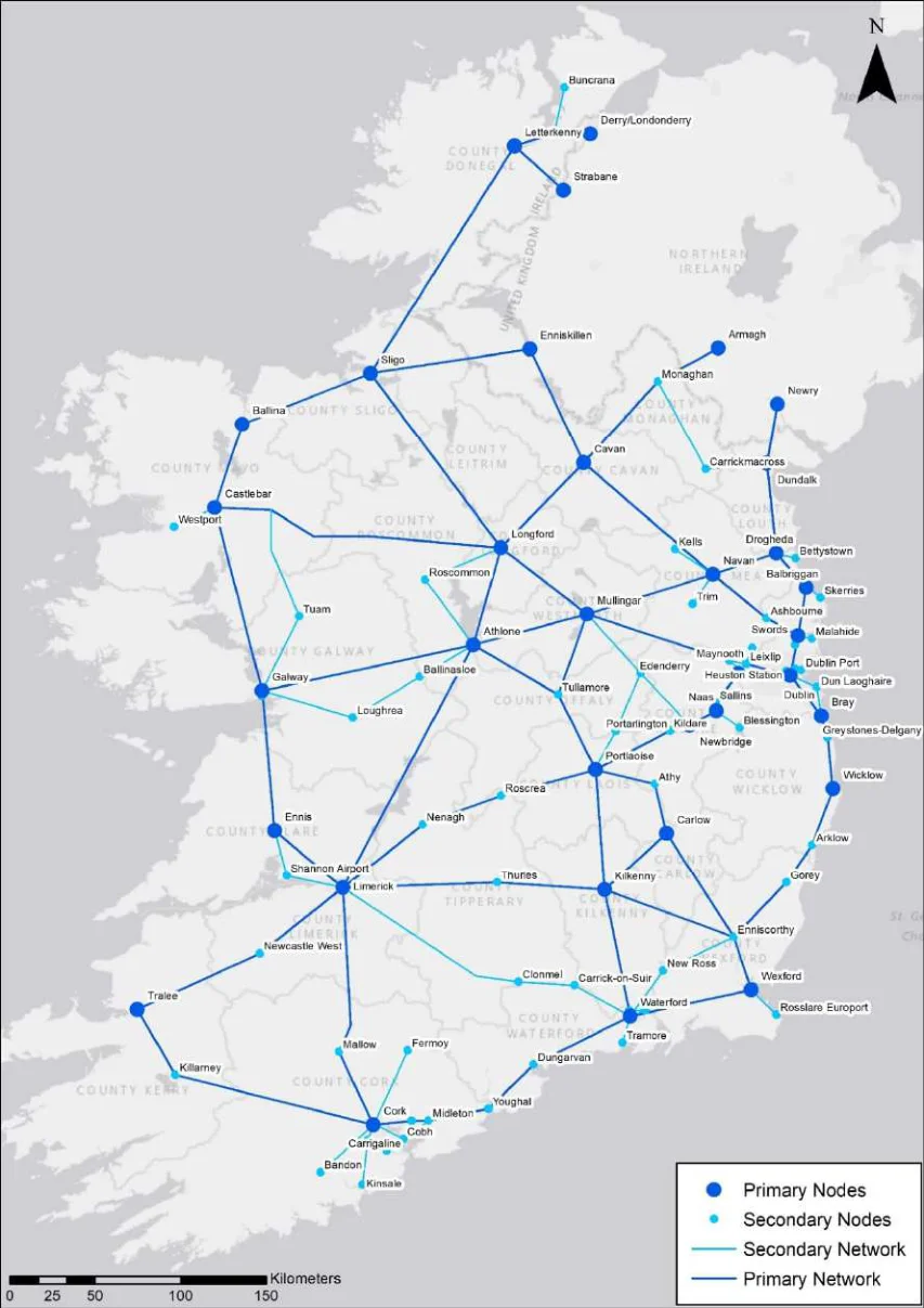 Figure 4.2: NCN Nodes and Links